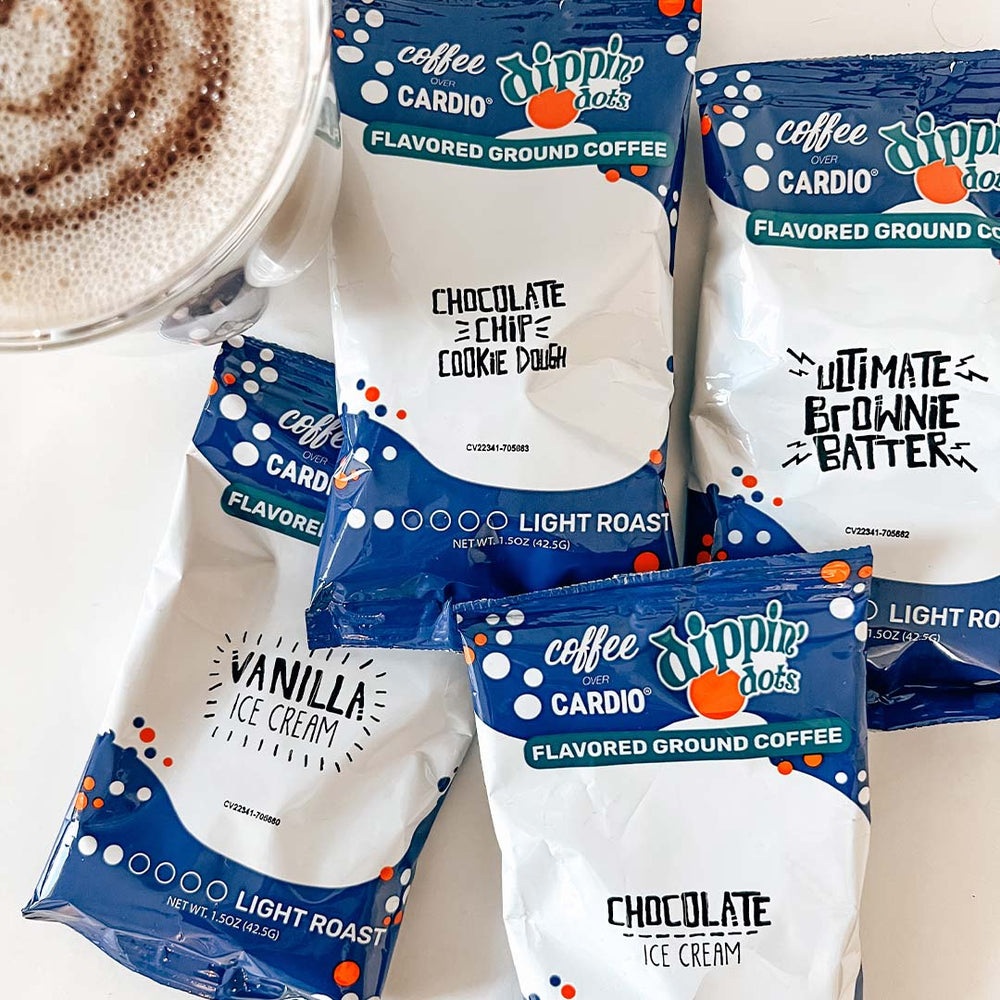 
            
                Load image into Gallery viewer, Dippin&amp;#39; Dots® Ground Coffee Sampler Pack
            
        
